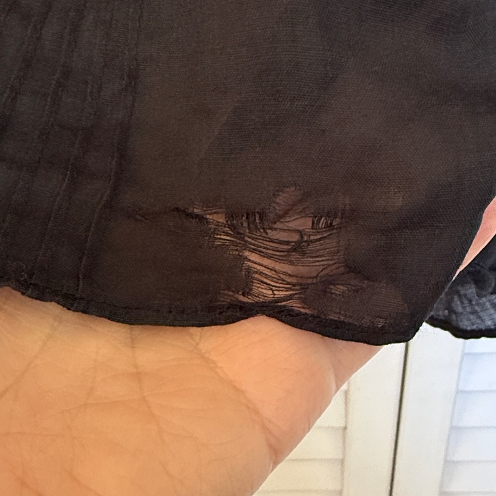 Doen Albertine Top, sz M, Black (pls read). - Picture 12 of 16